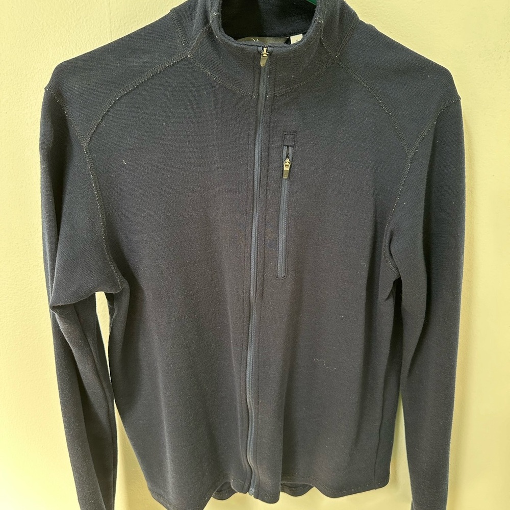 ibex merino wool zip up sweater